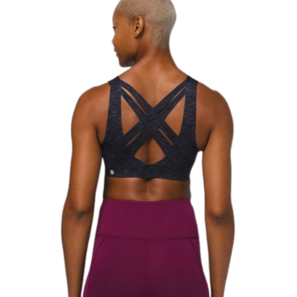 Enlite Bra Weave Static Rain Dark Cast Black / Black